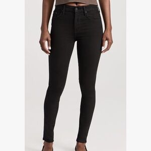 MOTHER Black The Looker Ankle Skinny Denim Jeans 27